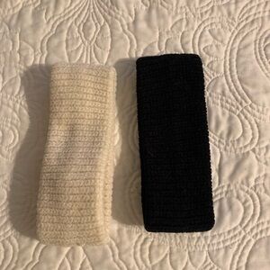 Two head bands/ear covers for cold weather